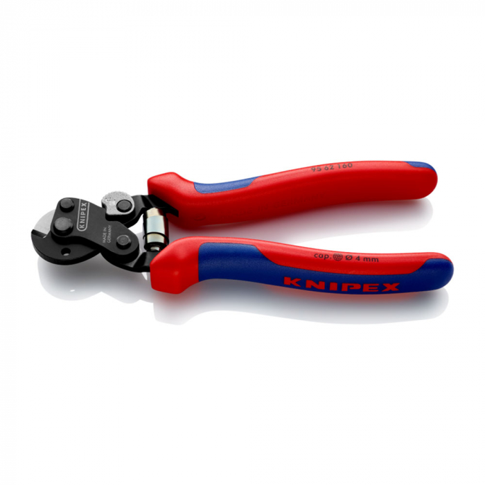 Cleste foarfeca KNIPEX, taiere de inalta precizie, cabluri metalice ultrarezistente, arc elicoidal otelit, 95 62 160 [4]