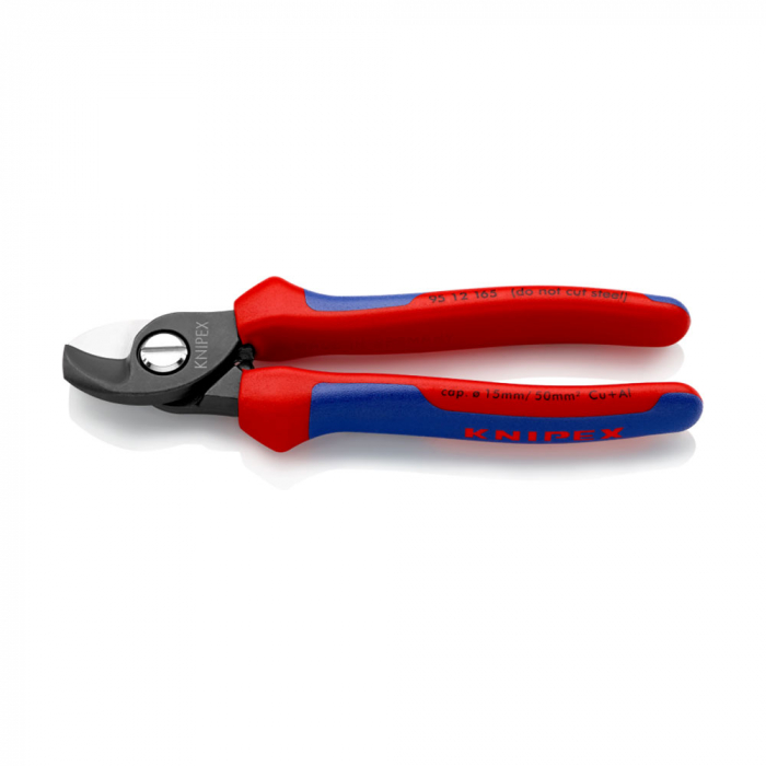 Cleste Foarfeca, pentru taiat cabluri, maner multicomponent, 165 mm, KNIPEX  95 12 165 [3]