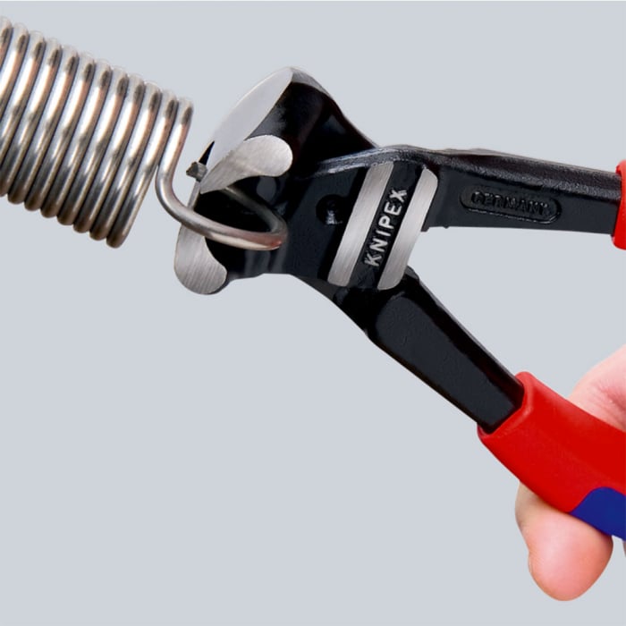 KNIPEX Bolt End Cutting Nipper, nails, rivets, multicomponent handle, 200mm, 61 02 200 [2]