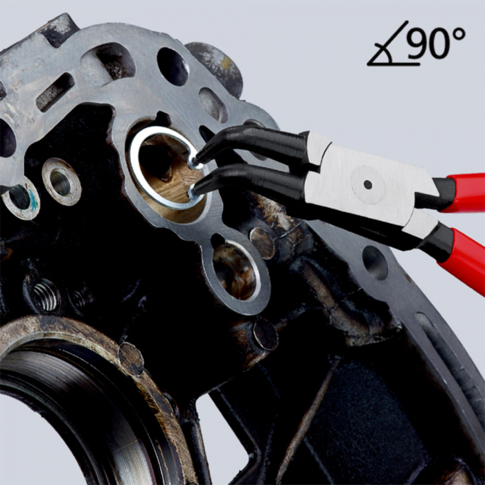 Precision Circlip Pliers for internal circlips in bore holes, automotive, 170mm, KNIPEX 44 21 J21 [2]