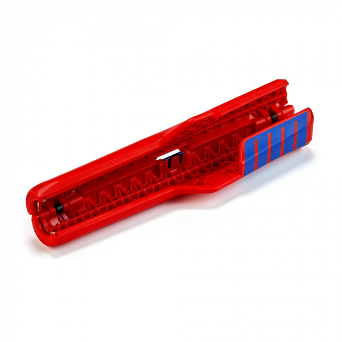 Ergonomic stripper, for working with deep connectors, deep stripping, 175 mm, KNIPEX 16 80 175 SB [6]