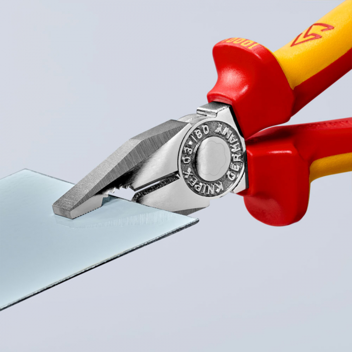 Combined patent pliers VDE 1000 V, large lever, multicomponent handle, 160mm, KNIPEX 03 06 160 [7]