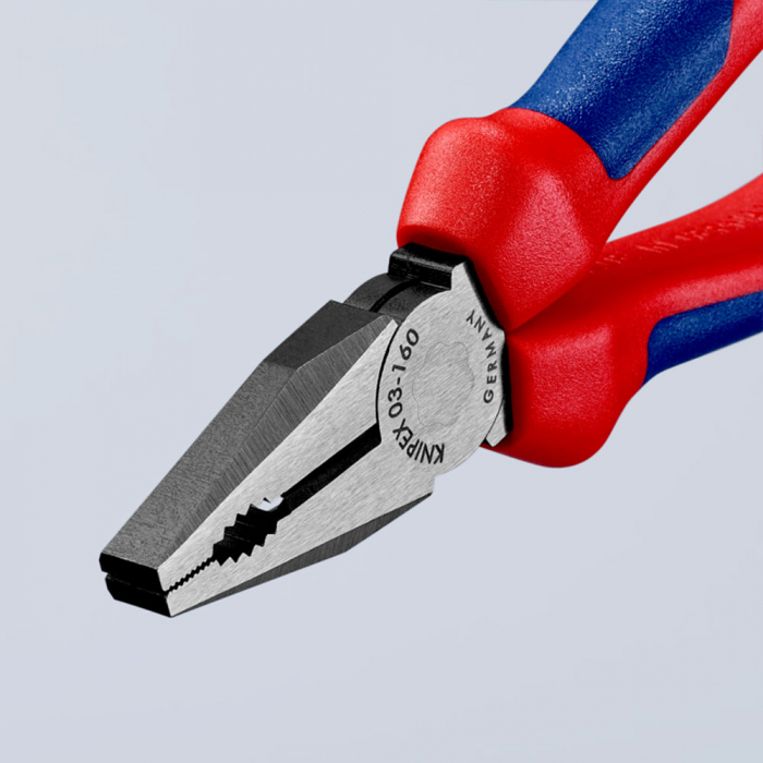 Combined patent pliers, large lever, multicomponent handle, 160mm, KNIPEX 03 02 160 [6]
