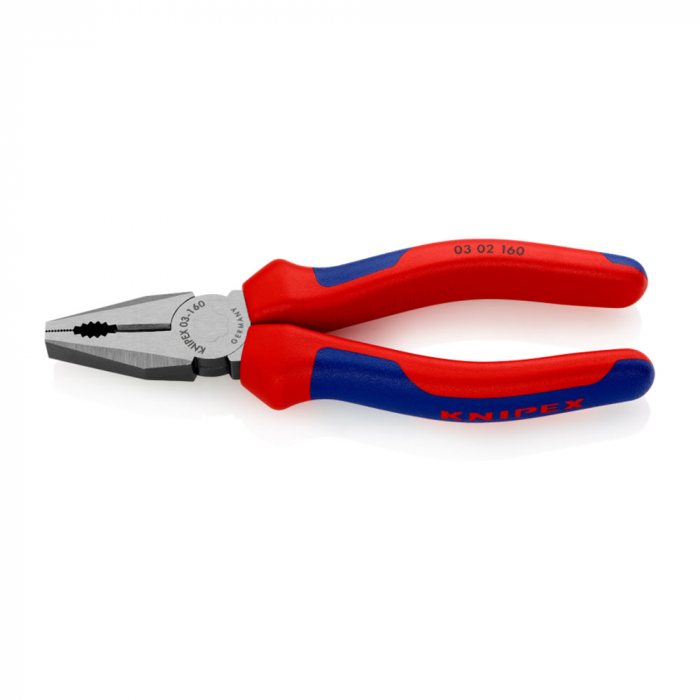 Combined patent pliers, large lever, multicomponent handle, 160mm, KNIPEX 03 02 160 [9]