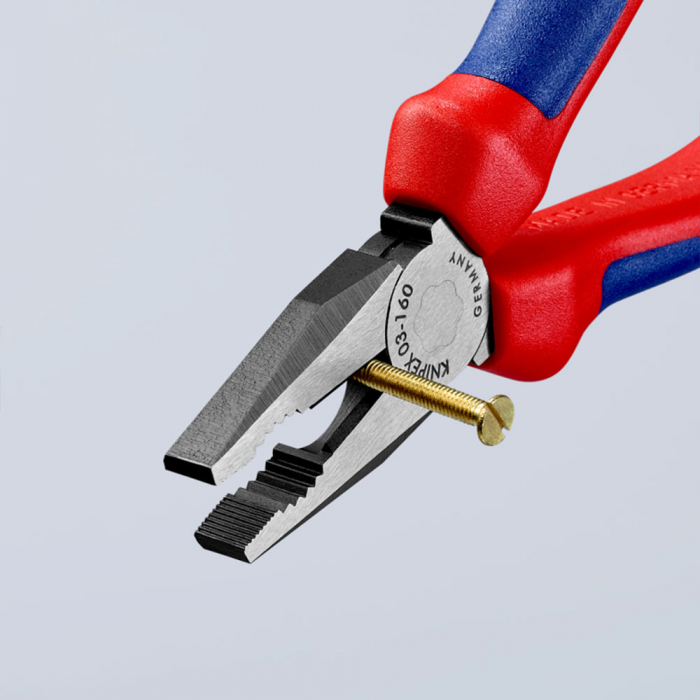 Combined patent pliers, large lever, multicomponent handle, 160mm, KNIPEX 03 02 160 [3]