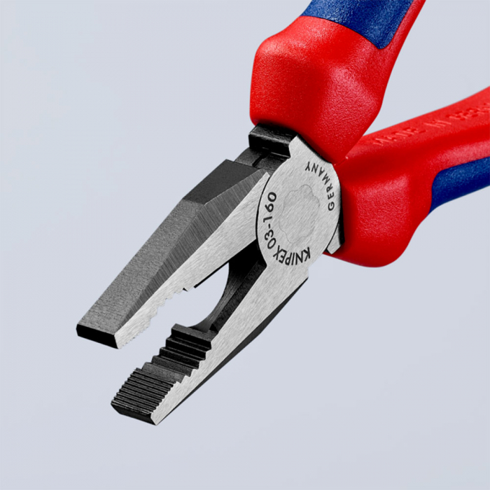 Combined patent pliers, large lever, multicomponent handle, 160mm, KNIPEX 03 02 160 [7]