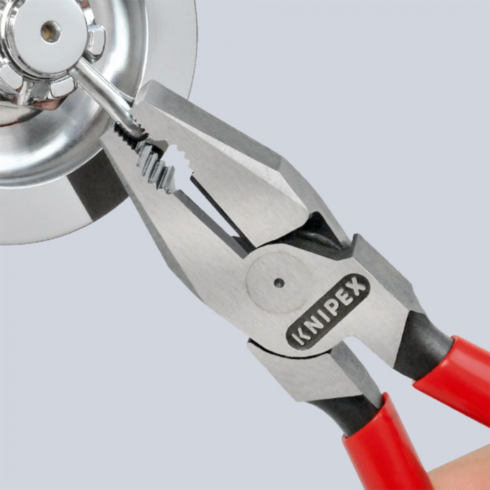 Cleste patent combinat zincat, parghie mare, maner multicomponent, 200mm,  KNIPEX 02 05 200 [4]