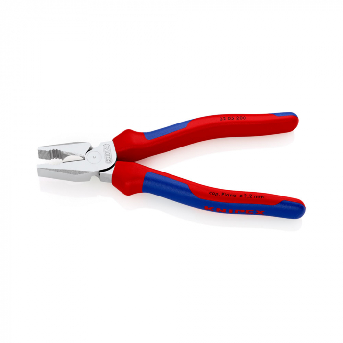 Cleste patent combinat zincat, parghie mare, maner multicomponent, 200mm,  KNIPEX 02 05 200 [6]