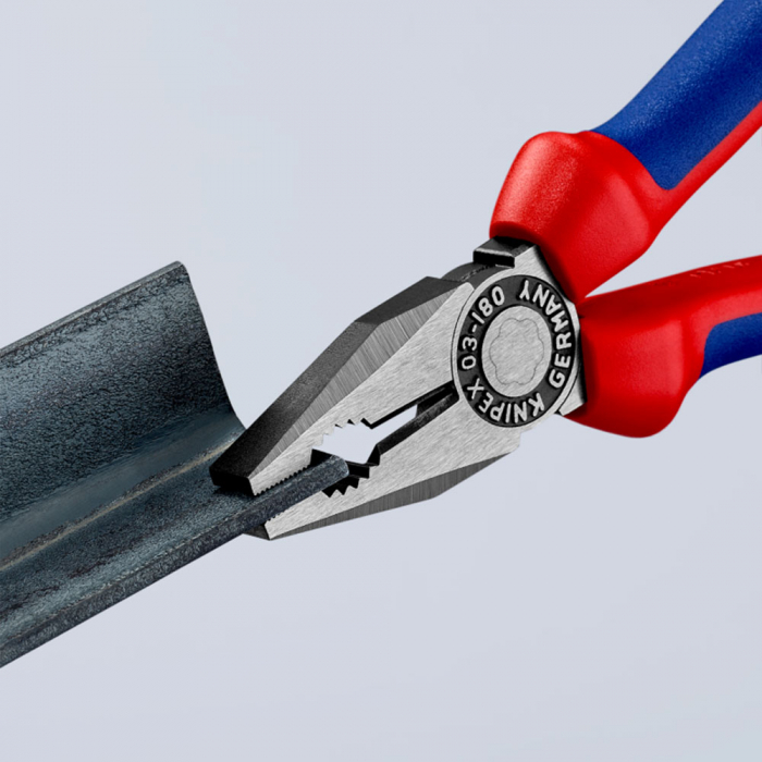 Combined patent pliers, large lever, multicomponent handle, 180mm, KNIPEX 03 02 180 [4]