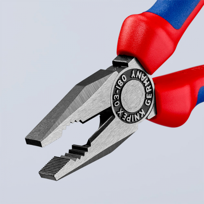 Combined patent pliers, large lever, multicomponent handle, 180mm, KNIPEX 03 02 180 [9]