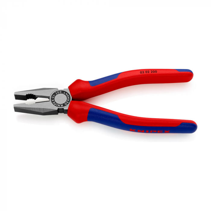 Combined patent pliers, large lever, multicomponent handle, 200mm, KNIPEX 03 02 200 [4]