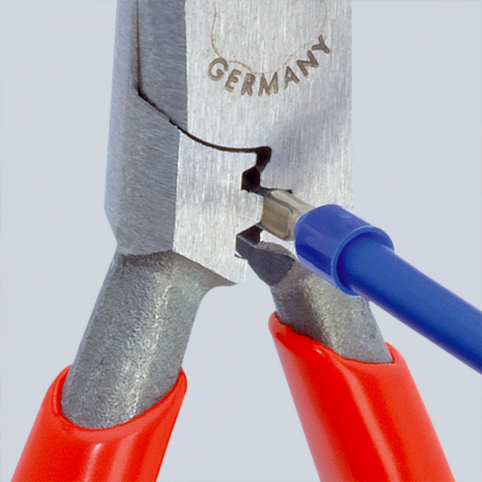Cleste de cablaj, cromat, maner multicomponent, pentru electricieni, 160mm,  KNIPEX 13 05 160 [5]