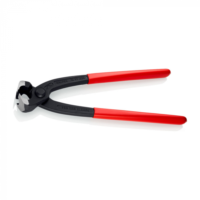 Cleste pentru cleme de prin­dere cu urechi, maner plastic, 220mm,  KNIPEX 10 99 I220 [14]