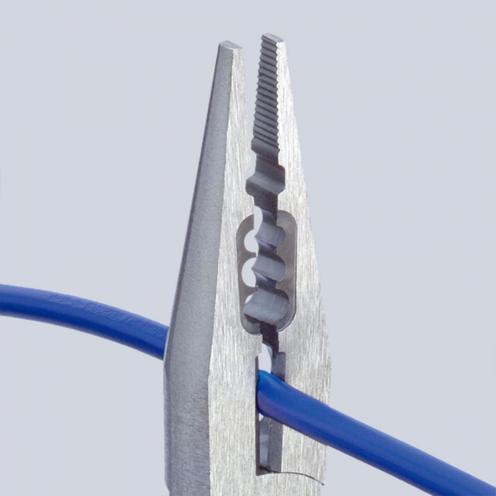 Cleste de cablaj, cromat, maner multicomponent, pentru electricieni, 160mm,  KNIPEX 13 05 160 [2]
