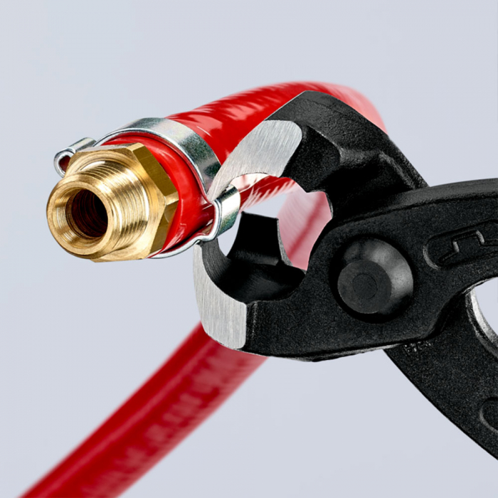 Cleste pentru cleme de prin­dere cu urechi, maner plastic, 220mm,  KNIPEX 10 99 I220 [8]