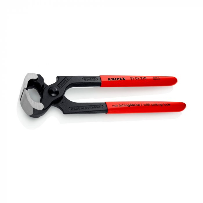 Hammer pliers with surface for driving nails, plastic handle, 210mm, KNIPEX 51 01 210 [8]