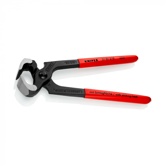Hammer pliers with surface for driving nails, plastic handle, 210mm, KNIPEX 51 01 210 [7]