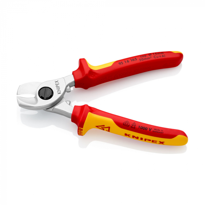 Scissors for cutting cables, KNIPEX 95 16 165, VDE, 165 mm [5]