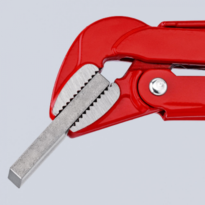 Pipe pliers, 45° angle jaws, 430mm, maximum diameter 60mm, KNIPEX 83 20 015 [2]