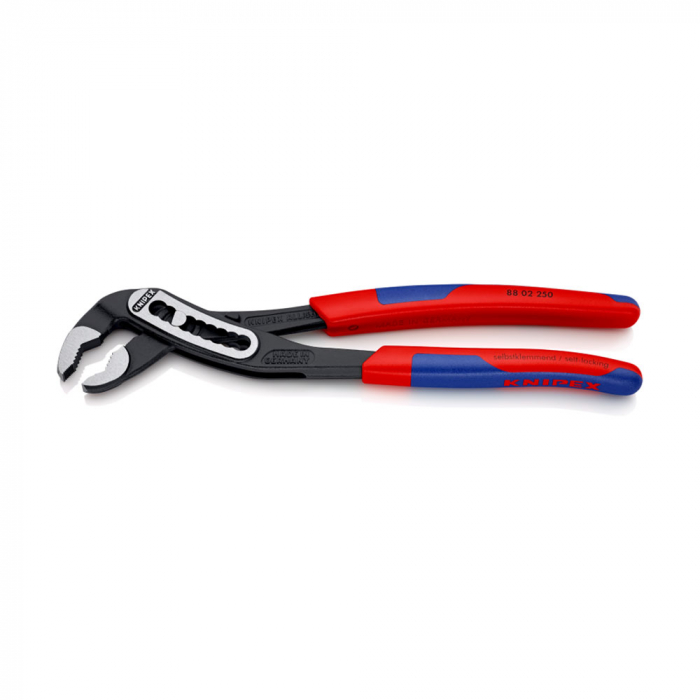 KNIPEX Alligator, 250 mm adjustable pliers, plumbing, parrot pliers, self-locking device, multicomponent handles, 88 02 250 [8]