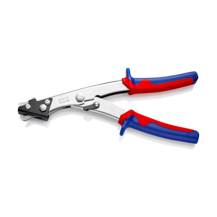 Cleste foarfeca, taiat tabla, 280 mm, cromat, manere multicomponent, KNIPEX 90 55 280 [4]