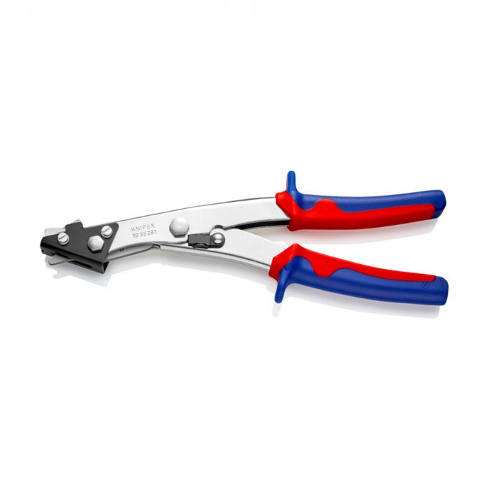 Cleste foarfeca, taiat tabla, 280 mm, cromat, manere multicomponent, KNIPEX 90 55 280 [5]