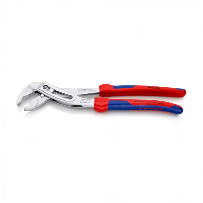 KNIPEX Alligator, 300 mm adjustable pliers, plumbing, parrot pliers, self-locking device, chrome-plated, multicomponent handles, 88 05 300 [9]