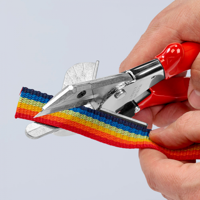 Cleste foarfeca, pentru profile din plastic si cauciuc, taiere in unghi de 45°, 215 mm, KNIPEX 94 35 215 [3]