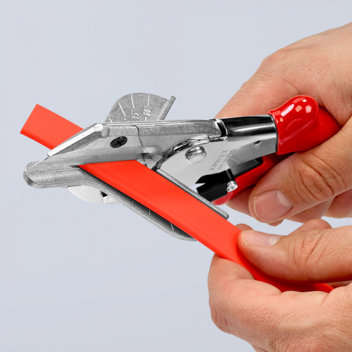Cleste foarfeca, pentru profile din plastic si cauciuc, taiere in unghi de 45°, 215 mm, KNIPEX 94 35 215 [4]