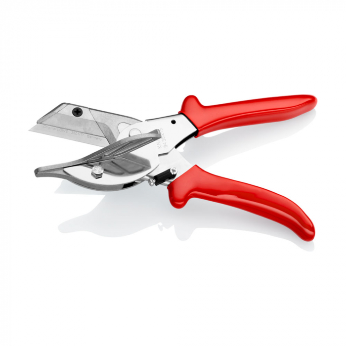 Cleste foarfeca, pentru profile din plastic si cauciuc, taiere in unghi de 45°, 215 mm, KNIPEX 94 35 215 [12]