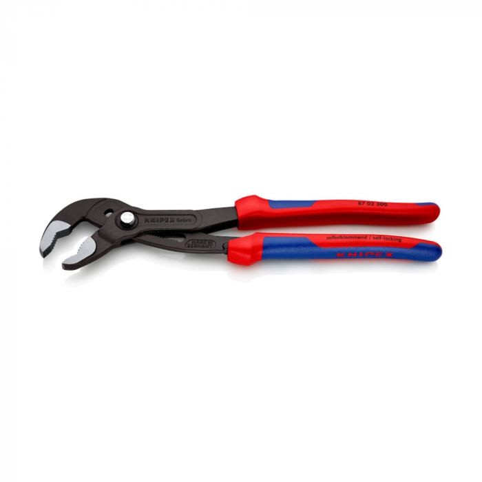 KNIPEX Cobra, 300 mm adjustable pliers for installers, parrot pliers, self-locking device, multicomponent handle, alligator pliers, 87 02 300 [9]