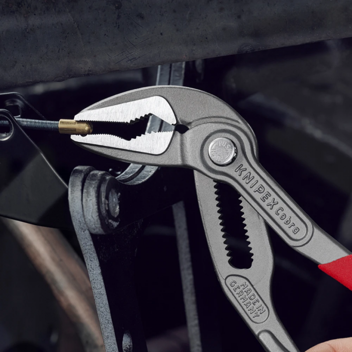 KNIPEX Cobra Extra Slim, 180 mm adjustable pliers, plumbing, automotive, parrot pliers, self-locking device, plastic handles, 87 51 180 [3]