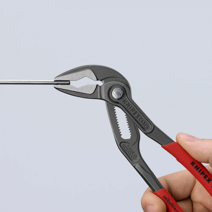 KNIPEX Cobra Extra Slim, 180 mm adjustable pliers, plumbing, automotive, parrot pliers, self-locking device, plastic handles, 87 51 180 [8]