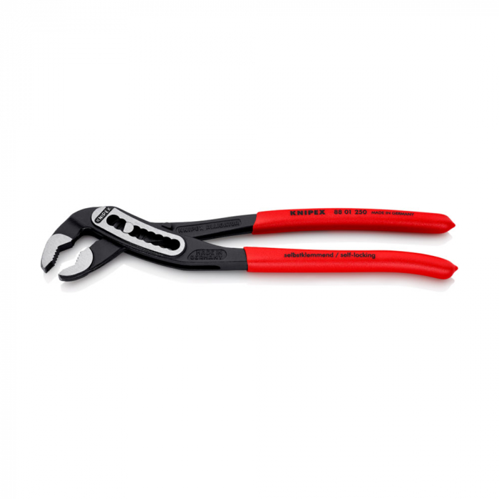 Cleste reglabil, KNIPEX Alligator, 250 mm, instalatii sanitare, cleste papagal, dispozitiv autoblocare, manere plastic, 88 01 250 [9]
