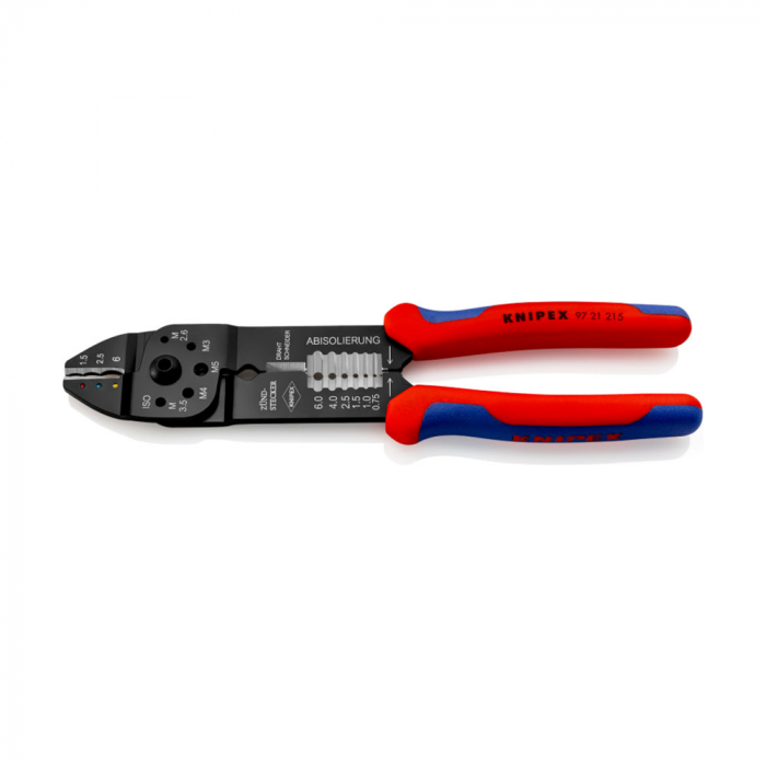 KNIPEX Crimping Pliers, M 2,6; M 3; M 3,5; M 4 si M 5, multicomponent handles, 230 mm, 97 21 215 [5]