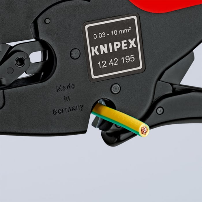 Set KNIPEX pentru conectori de cablu, Multistrip 10 12 42 195/PreciForce® 97 52 36, cutie de plastic stabila cu inchidere T-Loc, 97 90 22 [6]