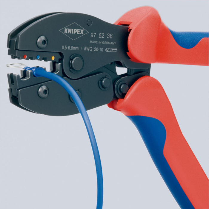 Set KNIPEX pentru conectori de cablu, Multistrip 10 12 42 195/PreciForce® 97 52 36, cutie de plastic stabila cu inchidere T-Loc, 97 90 22 [5]