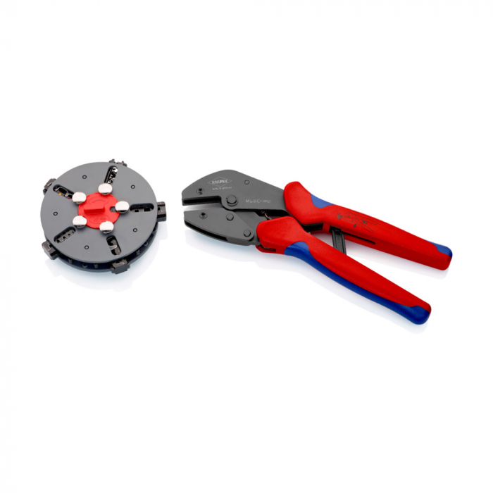 KNIPEX MultiCrimp, Lever Action Crimping Pliers with changer magazine, multicomponent handles, 250 mm, 97 33 02 [5]