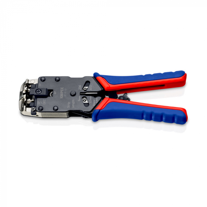 Crimping Pliers RJ10, RJ11, RJ12, RJ45, plugs Western, 200mm, multicomponent handle, KNIPEX 97 51 12 [3]