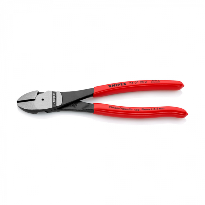 High Performance Diagonal Cutter, 200mm, plastic handle, Ø 4,2 mm, KNIPEX 74 01 200 [5]
