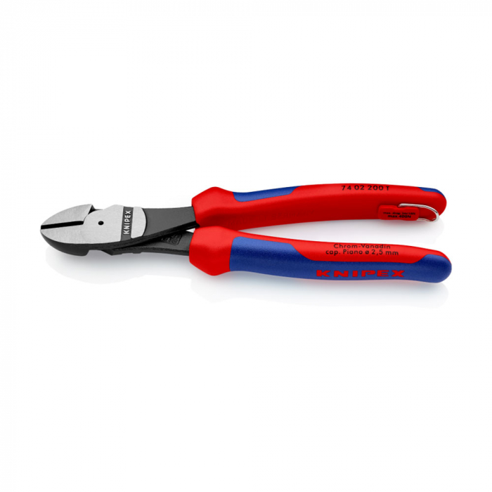 Cleste Sfic de forta, taiere ultraperformanta, 200mm, maner multicomponent, Ø 4,2 mm, KNIPEX 74 02 200 T [4]