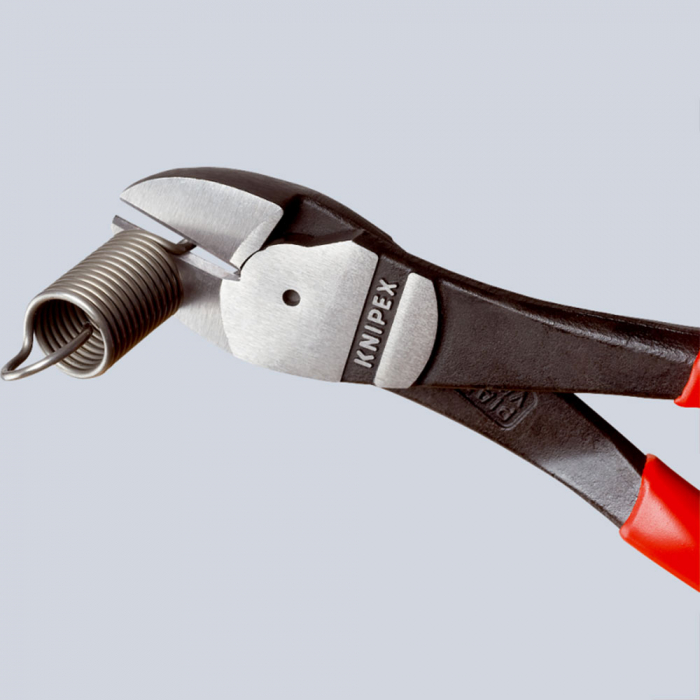 High Performance Diagonal Cutter, 180mm, multicomponent handle, opening spring, Ø 3,8 mm, KNIPEX 74 12 180 [2]
