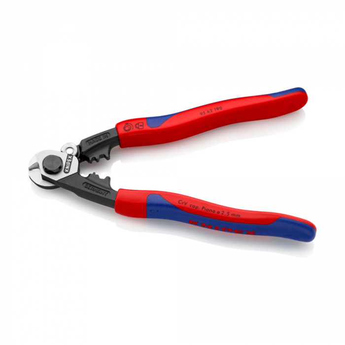 KNIPEX  Wire Rope Cutter, 190mm, multicomponent handle, Ø 7,0 mm, 95 62 190 [6]