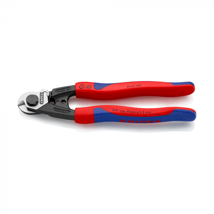 KNIPEX  Wire Rope Cutter, 190mm, multicomponent handle, Ø 7,0 mm, 95 62 190 [7]