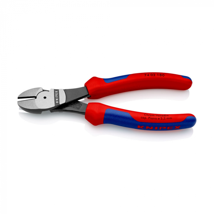 High Performance Diagonal Cutter, 180mm, plastic handle, Ø 3,8 mm, KNIPEX 74 02 180 [4]