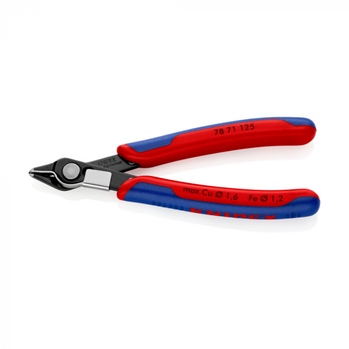 Electronic Super Knips, high performance cutting, 125mm, multicomponent handle, Ø 1,6 mm, KNIPEX 78 71 125 [4]