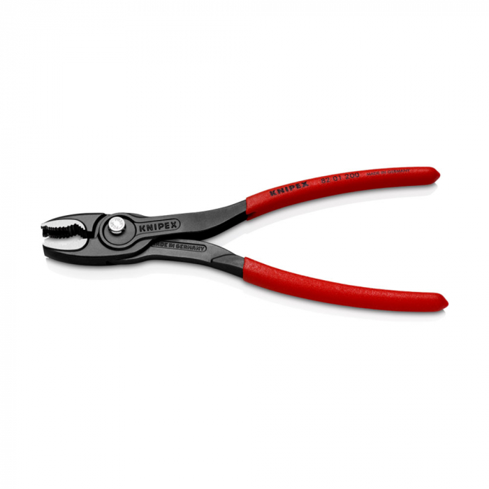 Slip Joint Pliers, TwinGrip, 200mm, Large front and side gripping capacity, plastic handle, KNIPEX 82 01 200 [17]