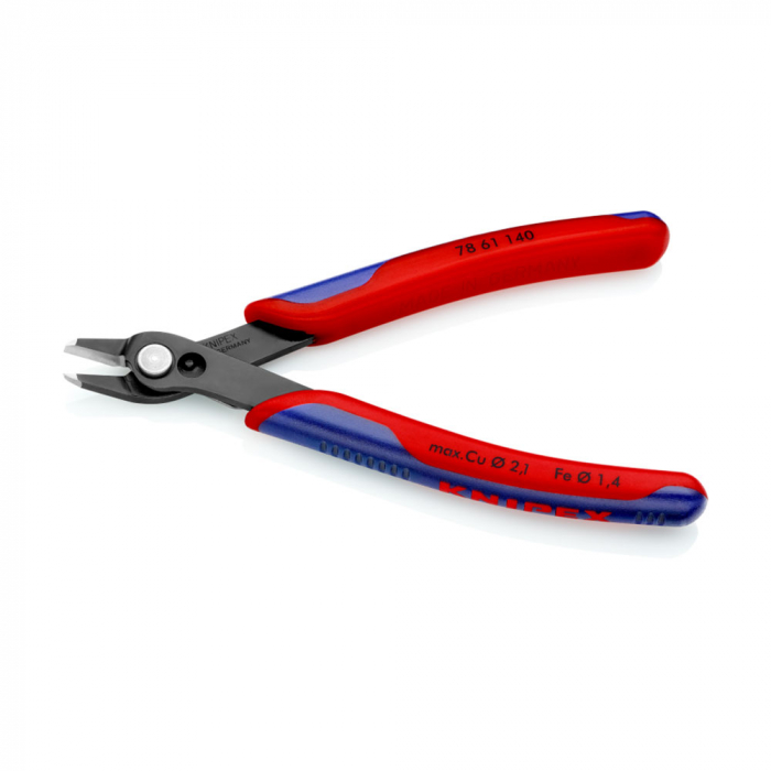 Cleste Sfic, Electronic Super Knips XL pentru instalatii electronice, taiere ultraperformanta, 140mm, maner multicomponent, Ø 2,1 mm, KNIPEX 78 61 140 [4]