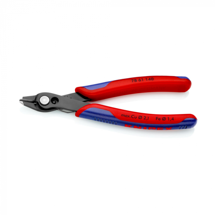 Cleste Sfic, Electronic Super Knips XL pentru instalatii electronice, taiere ultraperformanta, 140mm, maner multicomponent, Ø 2,1 mm, KNIPEX 78 61 140 [5]