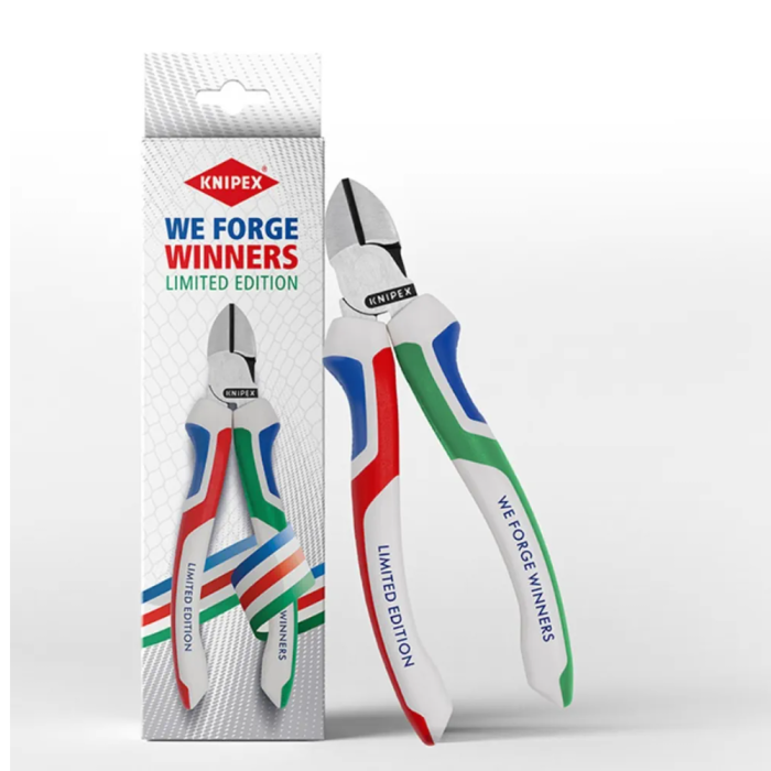 Cleste Sfic pentru dezizolat „We forge winners” , manere multicomponent, 160 mm, KNIPEX 74 02 160 S8 [4]